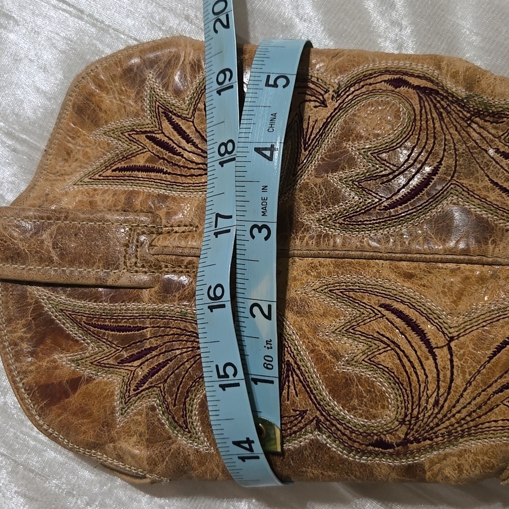 Eagle Cowboy Boots with Embroidered Design By Corral Size 8. - Picture 12 of 14